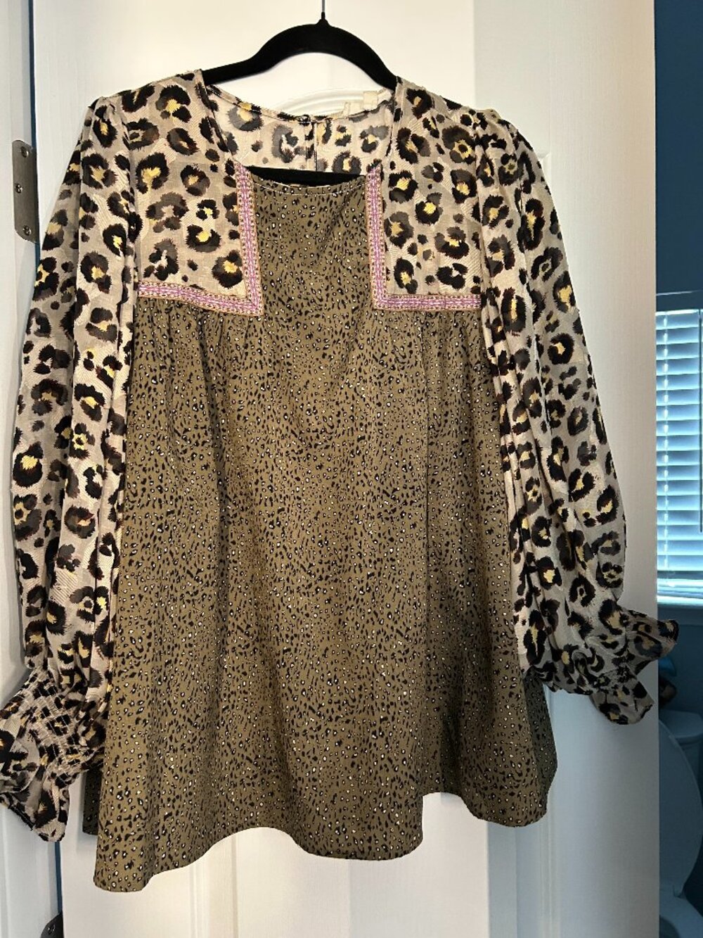 Mixed pattern Blouse